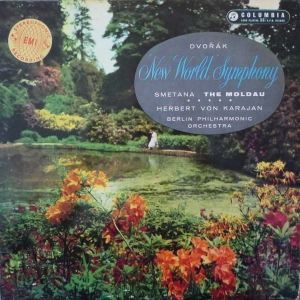 Dvorak  Symfonia 5 , Smetana The Moldau Karajan Columbia LP UK