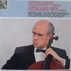 Dvorak, Saint-Saens Cellokonzert Rostropowitsch, Bouldt LP
