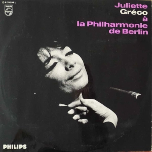 Juliette Greco a la Philharmonie de Berlin LP 1966 France