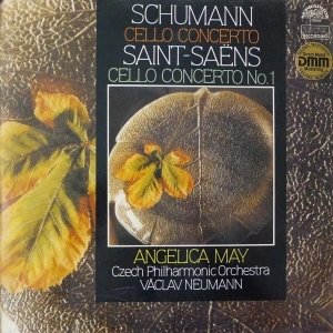Schumann, Saint-Saens Cello Concertos Angelica May LP