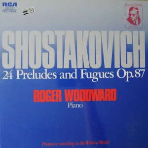 Shostakovich 24 Preludes and Fugues Roger Woodward 2 LP
