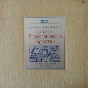 Bach 6 Brandenburgische Konzerte Karl Richter 2 LP 1971
