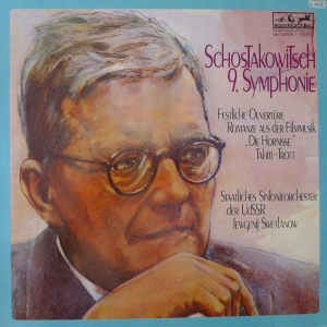 Shostakovich 9. Symphonie Evgeni Svetlanov LP 1980