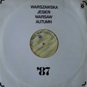 Warszawska Jesień 1987 Kronika Dźwiękowa nr 6 Tomasz Sikorski, Szabolcs Esztenyi, Jan Krenz LP