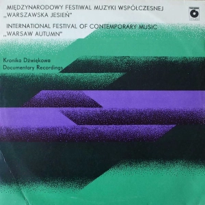 Warszawska Jesień 1986  Kronika Dźwiękowa nr 1 , Marek Stachowski, Krzysztof Penderecki LP