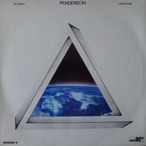 Krzysztof Penderecki , Te Deum, Lacrimosa LP 1983