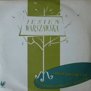 Warszawska Jesień 1956  Kronika Dźwiękowa nr 4 Piotr Perkowski Uwertura, Igor Strawiński Kołysanka / Ognisty Ptak / LP 10"