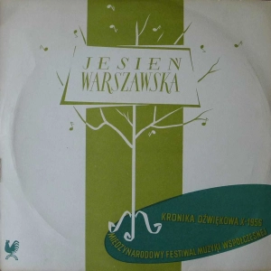 Warszawska Jesień 1956  Kronika Dźwiękowa nr  17 , Michał Spisak Koncert na Fagot i Orkiestre, Henri Dutilleux Symfonia, Jean Martinon LP 10 "