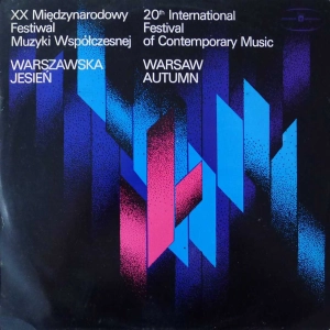 Warszawska Jesień 1976  Kronika Dźwiękowa nr 1 , Zygmunt Krauze, Krzysztof Meyer LP