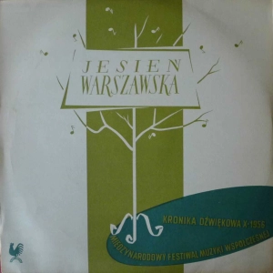 Warszawska Jesień 1956  Kronika Dźwiękowa nr 10, Witold Lutosławski Koncert na Orkiestre , Michael Gielen LP 10"