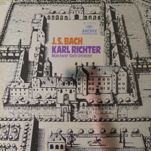 J.S. Bach Karl Richter, Munchener Bach Orchester LP 1972 Germany