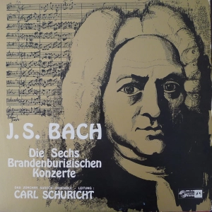 J.S. Bach, Die Sechs Brandenburgischen Konzerte , Carl Schuricht, 2 LP