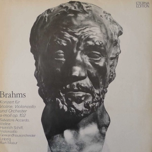 J.  Brahms Konzert Für Violine, Violoncello Und Orchester A-moll Op.102, Kurt Masur LP