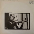 Eugene Ysaye , Sechs Sonaten fur Violiine solo op 27. LP Germany 1980