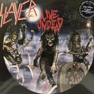 SLAYER Live Undead BLUE WHITE LP