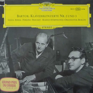 Bartók - Klavierkonzerte Nr. 2 Und 3, Geza Anda, Ferenc Fricsay , LP 1964 Germany 
