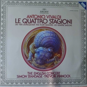 Vivaldi - Le Quattro Stagioni • Die Vier Jahreszeiten • The Four Seasons • Les Quatre Saisons,  English Concert , Simon Standage,  Trevor Pinnock, LP 1982 EU
