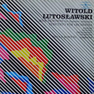 Witold Lutoslawski, Jeux Vénetiens / Concerto For Orchestra, Witold Rowicki ,   LP PL