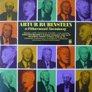 Artur Rubinstein W Filharmonii Narodowej (Nagranie Z Próby I Koncertu Dn. 22.II.1960 R. (Live Recording)), 3 LP 1980 PL
