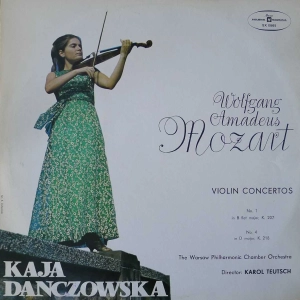 Mozart - Violin Concertos , Kaja Danczowska , LP 1980 PL