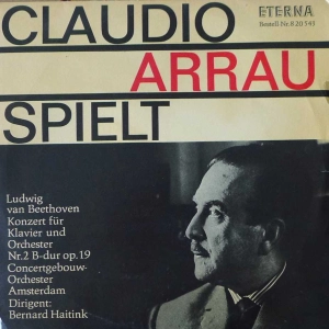 Beethoven - Konzert Für Klavier Und Orchester Nr. 2 B-dur Op. 19, Arrau, Haitink , LP  1965 Germany 