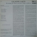 Giuseppe Sarti - Sei sonate per flauto traverso e basso continuo LP 1987 Italy