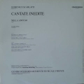 Scarlatti / Anfuso - Cantate Inedite , LP 1985 Italy 