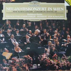 Neujahrskonzert In Wien, Kathleen Battle, Wiener Philharmoniker,Herbert von Karajan, LP 1987 Germany  
