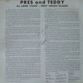 The Lester Young-Teddy Wilson Quartet -  Pres And Teddy , LP 1957 Germany 