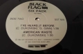Black Flag - Six Pack , LP 1990 US, 10" , 45 rpm, 
