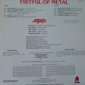 Anthrax - Fistful Of Metal, LP 1984 UK