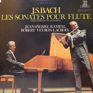 Jean-Pierre Rampal, Robert Veyron - Lacroix - J.S. Bach Les Sonates Pour Flute LP / Japan