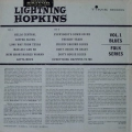 Lightnin' Hopkins - Vol. 1 Blues-Folk Series, LP 1962 US 