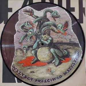 Dezerter Wszyscy przeciwko wszystkim  Picture 1990 LP Arston Near Mint insert
