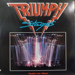 Triumph Stages Live 2LP 1985 USA
