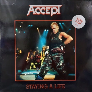 Accept Staying A Life 2LP Live Germany 1990