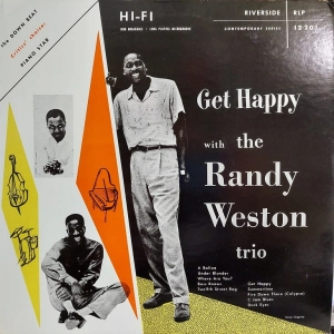The Randy Weston Trio Get Happy With The Randy Weston Trio LP 1974 JAPAN