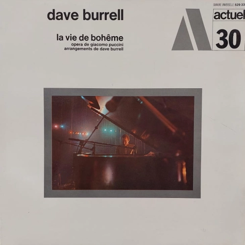 Dave Burrell La Vie De Bohême LP Byg France 1970