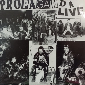 Punk V/A Propaganda Live LP 1984 Bastards Poikkeustila Teervet Kadet  Raato Varauss
