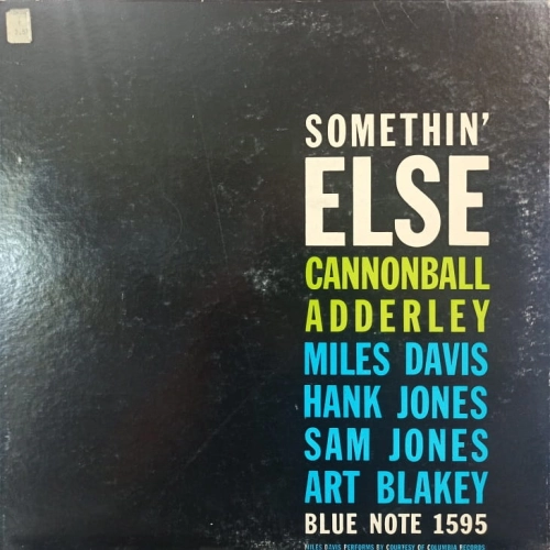 Cannonball Adderley – Somethin' Else LP USA 1963 Blue Note