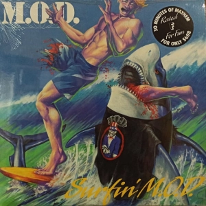 M.O.D. Surfin' M.O.D. LP 1988 USA