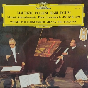 Mozart Piano Concertos K. 488 & K. 459 , Maurizzio Pollini , Karl Bohm , LP ,Deutsche Grammophon 
