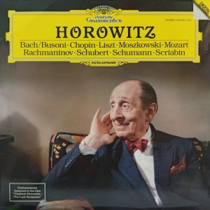 HOROWITZ - Bach, Busoni, Chopin, Liszt, Moszkowski, Mozart, Rachmaninov, Schubert , Schumann , Scriabin, , Deutsche Grammophon, LP    