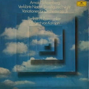 Arnold Schoenberg  -  Verklärte Nacht = Transfigured Night – Variationen Für Orchester Op 31, Herbert von Karajan    , Deutsche Grammophon, LP      