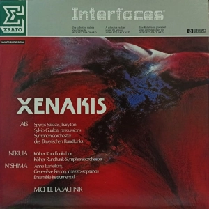 XENAKIS -  Aïs / Nekuia / N'Shima ,   Michel Tabachnik  LP Erato 