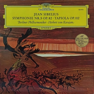 Sibelius - Symphonie Nr 5 , Herbert von Karajan  ,  Deutsche Grammophon, LP  ,       