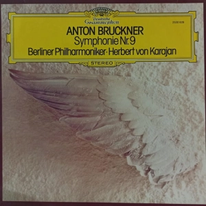 Anton Bruckner , Symphonie Nr 9, Herbert von Karajan    ,  Deutsche Grammophon, LP  ,       