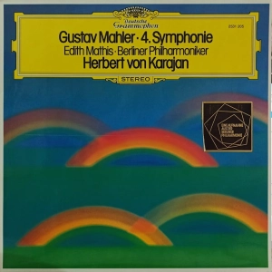 Mahler - Symphonie No 4 , Herbert von Karajan    ,  Deutsche Grammophon, LP  ,       