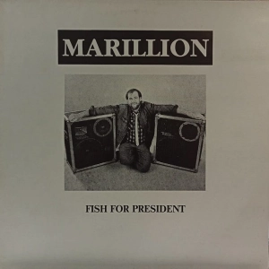 Marillion – Fish For President LP 1984 Unofficial Release, Limited Edition, White Label