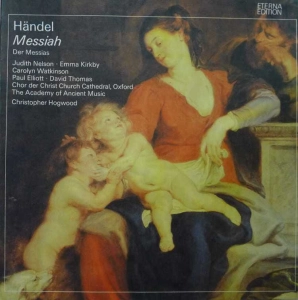 BOX Handel  - Handel Messiah , Christopher Hogwood  , 3 LP  , Eterna Edition ,  